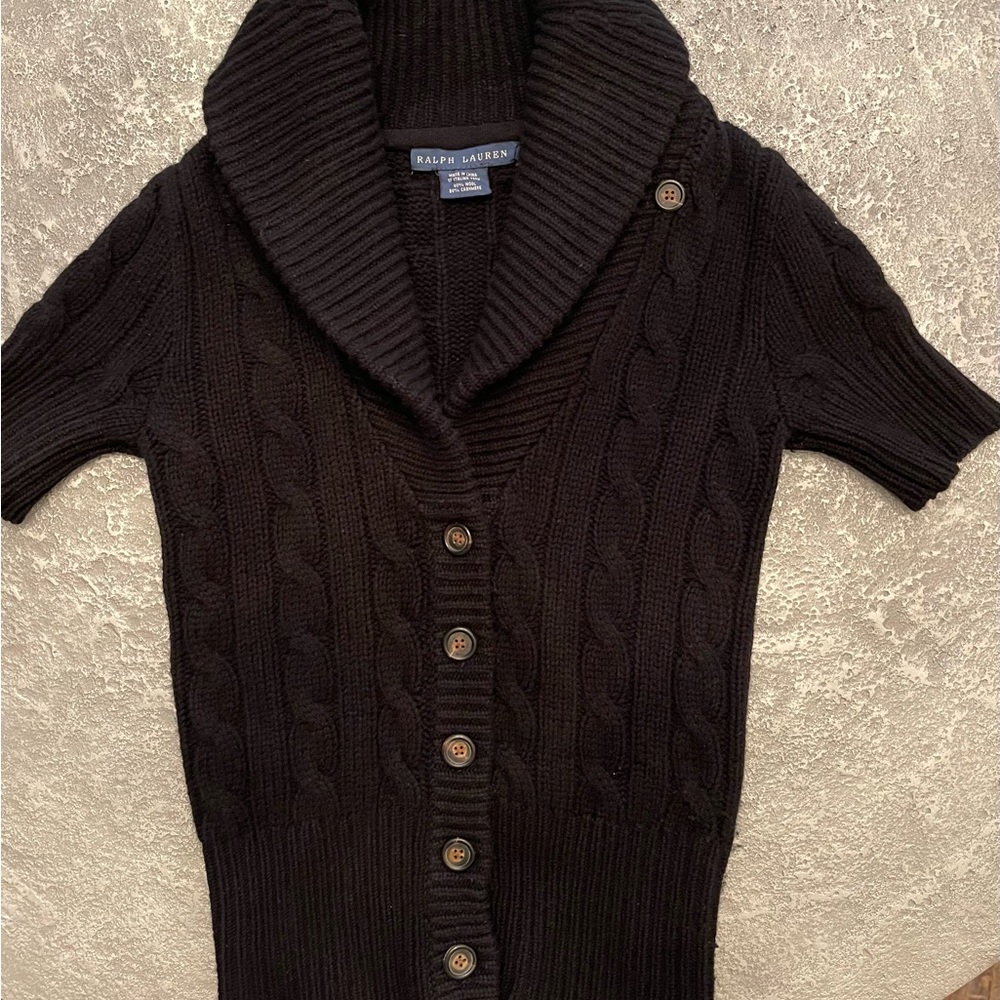 Ralph Lauren Shawl Cardigan, Small